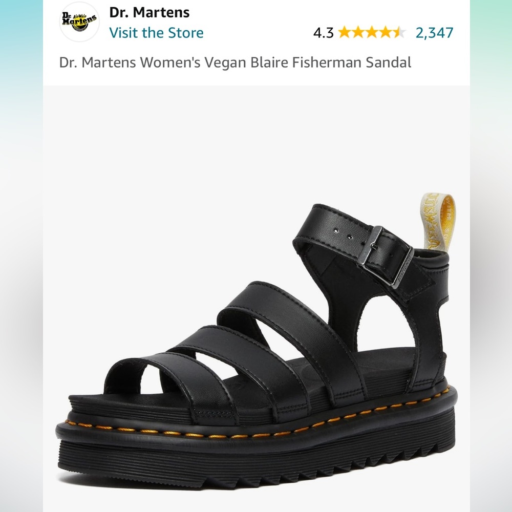 Dr. Martens Women's Vegan Blaire Fisherman 8 Sandals